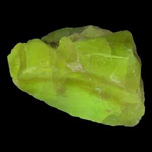 Amethyst Purple Art Glass Cullet Glowing Manganese Slag Glass #5GL214‎